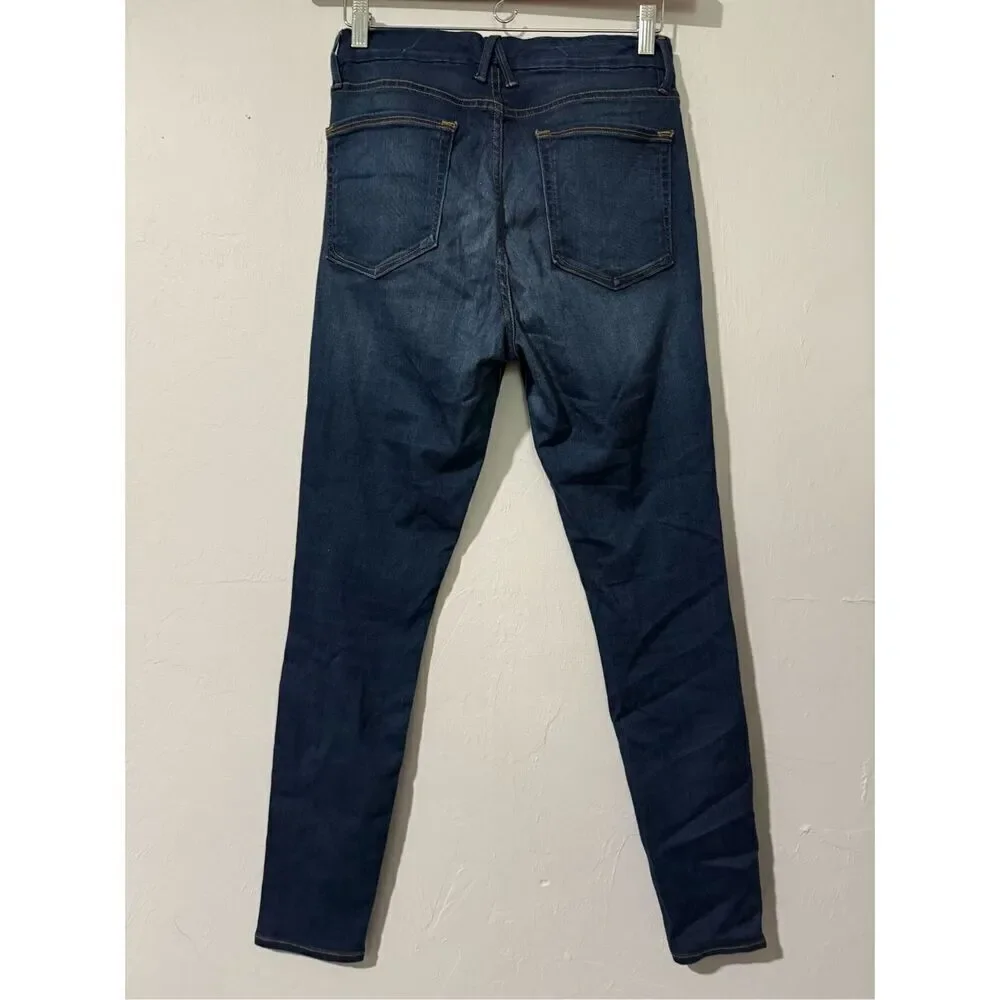 Good American Good waist blue skinny jeans 10/30